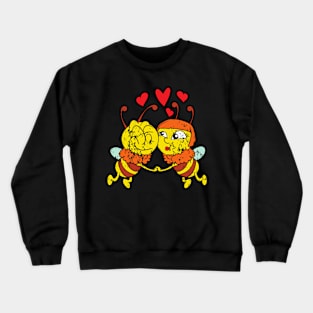 Retro Vintage Grunge Valentine's Day Crewneck Sweatshirt